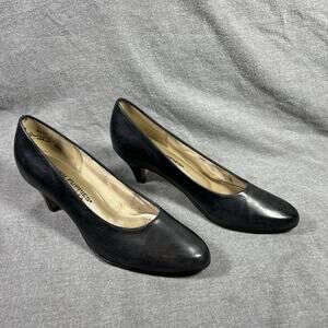 Hush Puppies Soft Style Woman's High Heel Pump, Black, 7 1/2